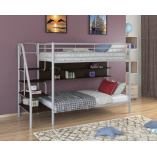 Двухъярусная кровать Толедо П Цвет корпуса Серый, Цвет фасада Венге